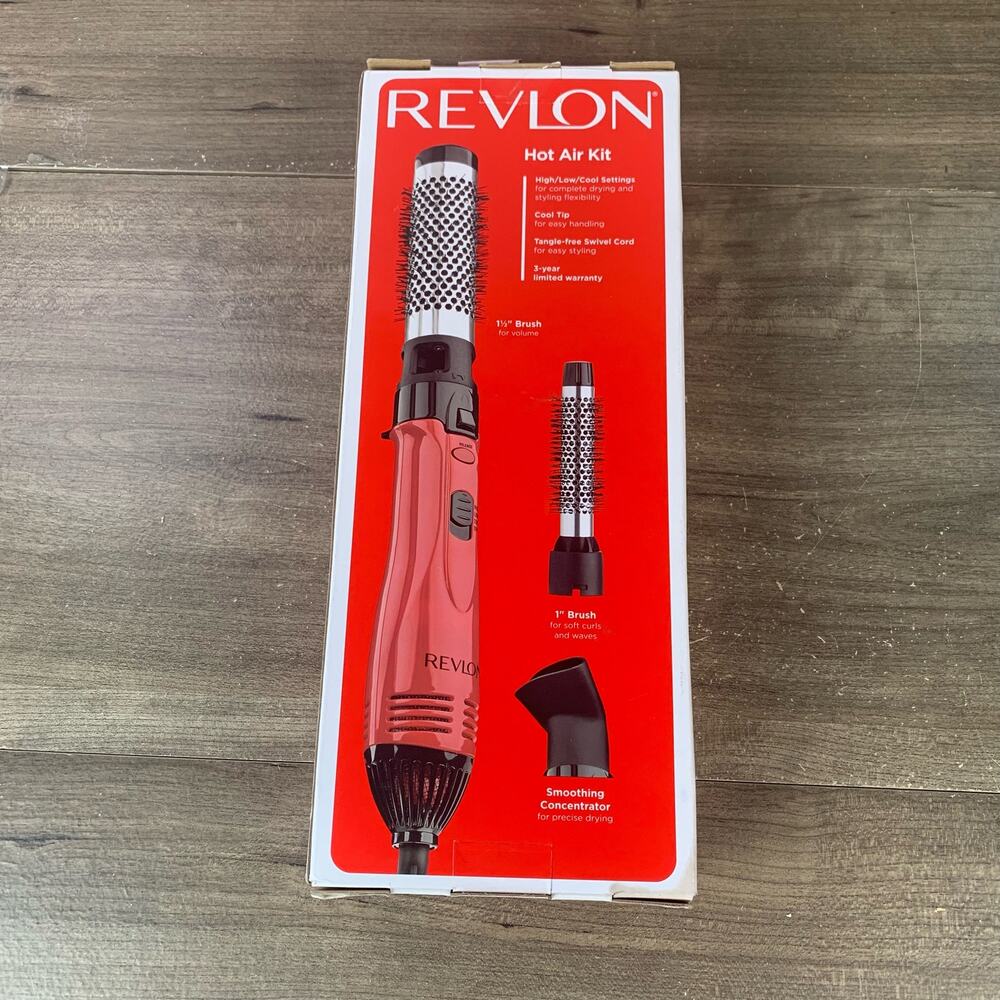 NEW Revlon 1200W Perfect Style Hot Air Kit 3 Piece Set - Sealed